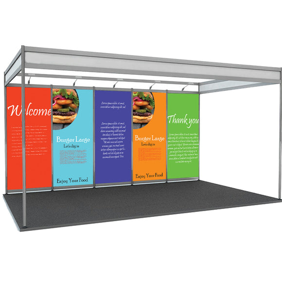 Exhibition Banner Printing Shell Scheme Shell Scheme Exhibition Graphics – Backdropsource UK