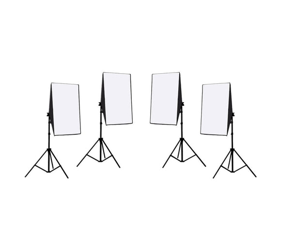 4 Head Contionous Softbox Light Kit