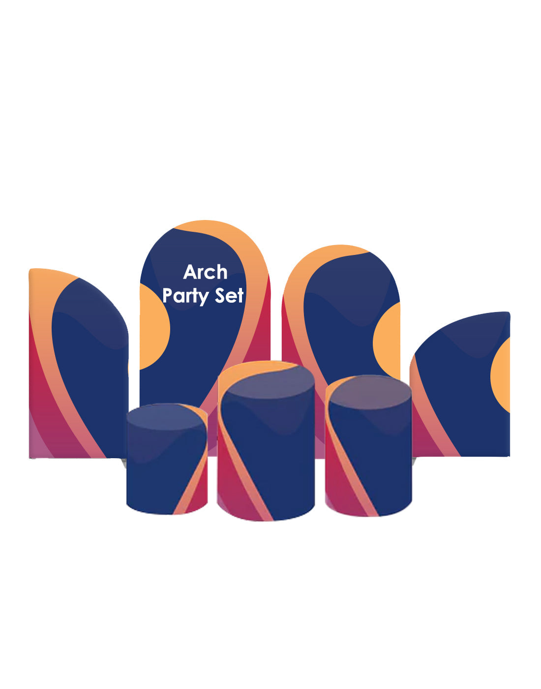 Arch Party Sets - 4 Walls with Plinth