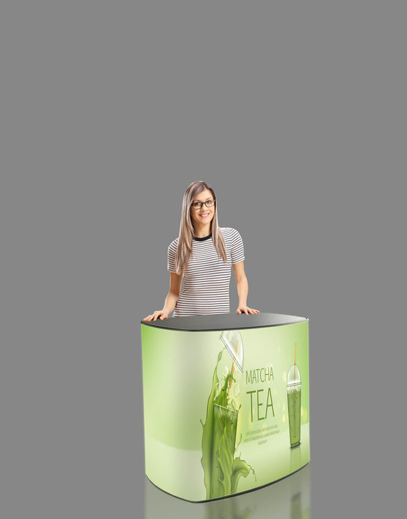 Backlit fabric LED Counter Display 4ft/6ft
