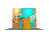 Portable Exhibit Display 3m x 3m - Model 1