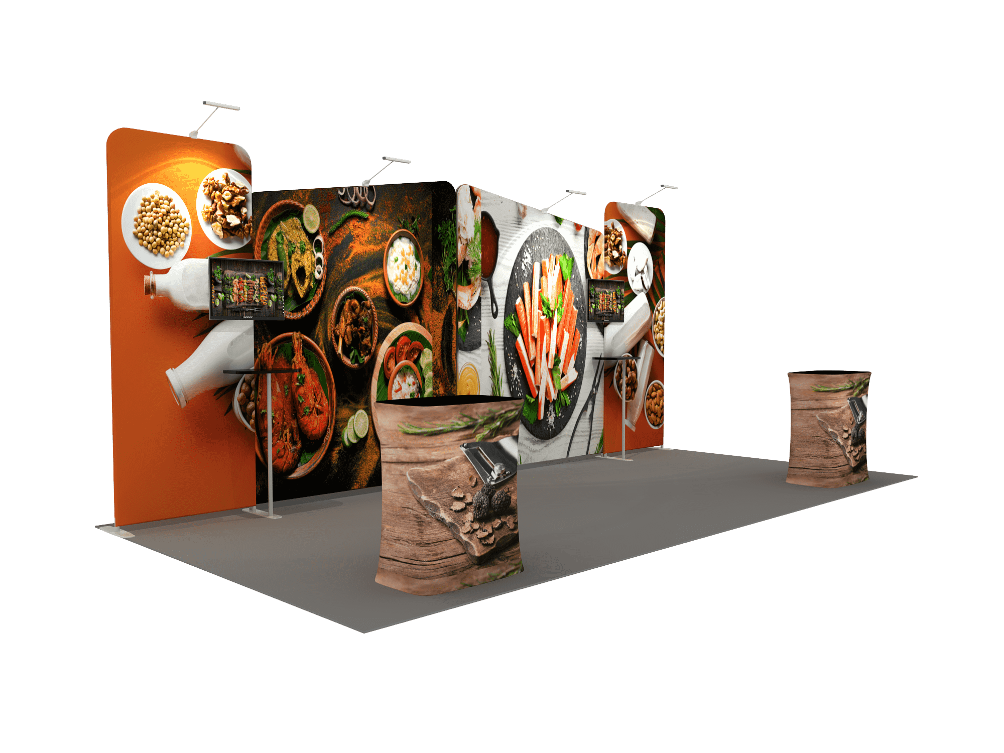 Portable Exhibit Display 6m x 3m - Model 1