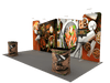 Portable Exhibit Display 6m x 3m - Model 1
