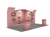Portable Exhibit Display 6m x 3m - Model 3