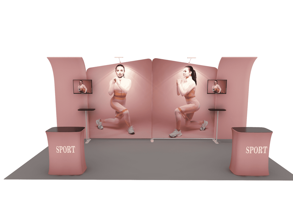 Portable Exhibit Display 6m x 3m - Model 3
