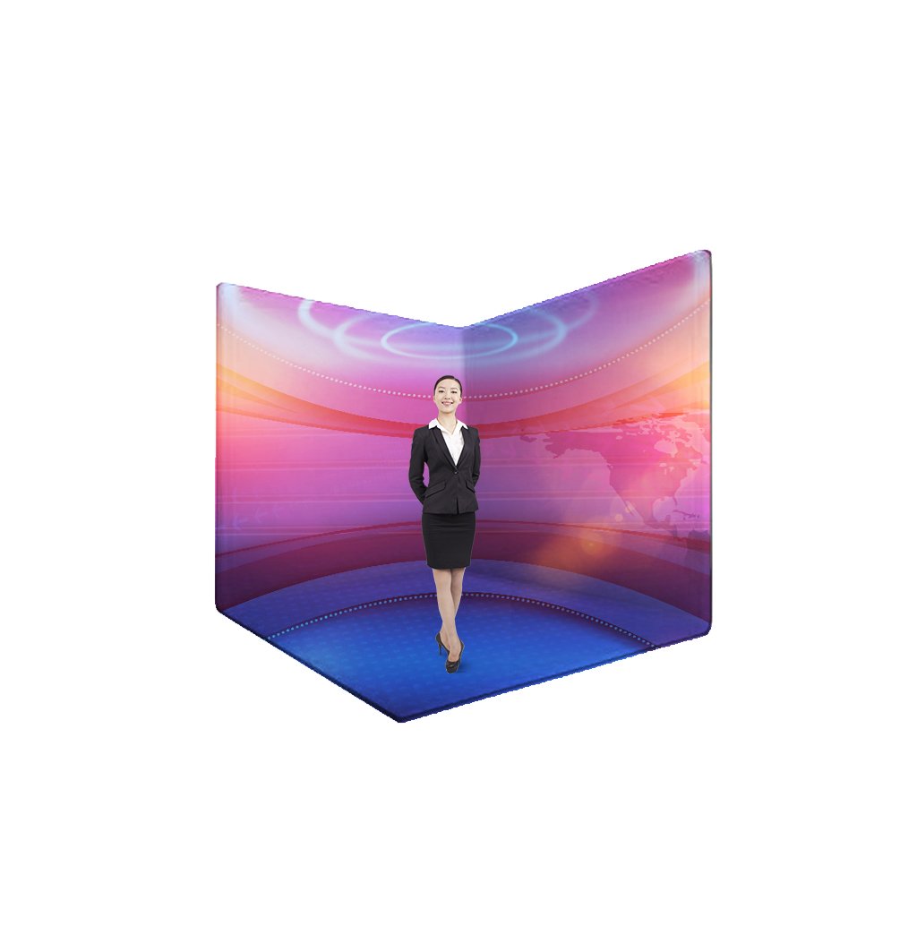 Custom Printed Exhibition Booth  ( Covers 2 Walls)