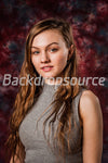 Red Cave Fashion Photography Muslin Backdrop