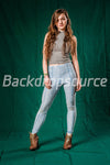 Evergreen Fashion Photo Muslin Background - Clearance sale