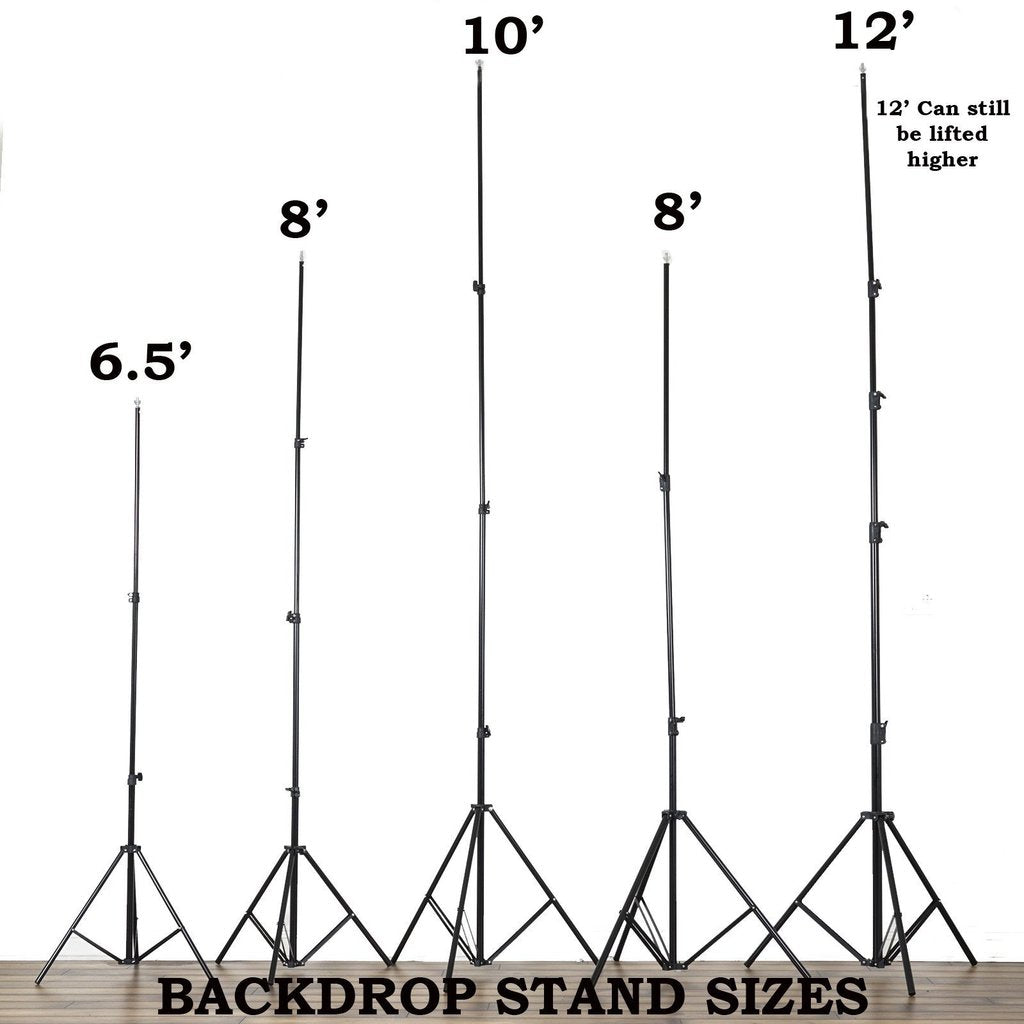 Portable Photography Backdrop Stand - 3m Wide X 3m Tall