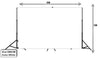 Heavy Duty Pure Muslin Photography Backdrop - Solid White