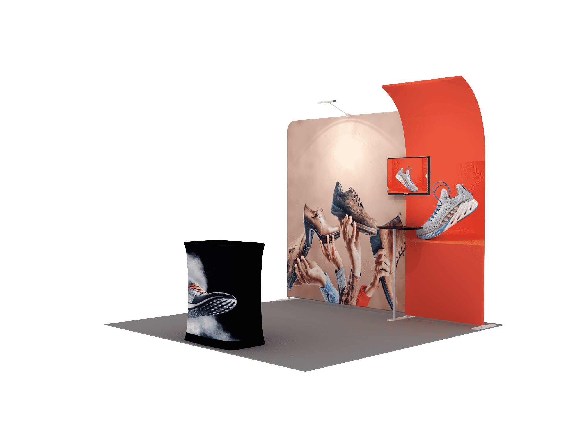 Portable Exhibit Display 3m x 3m - Model 6