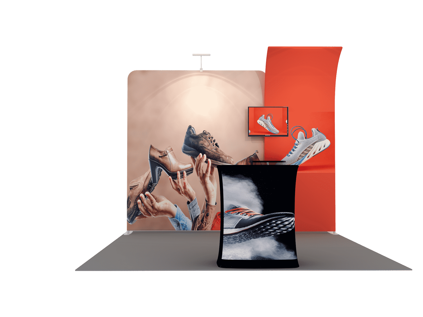 Portable Exhibit Display 3m x 3m - Model 6