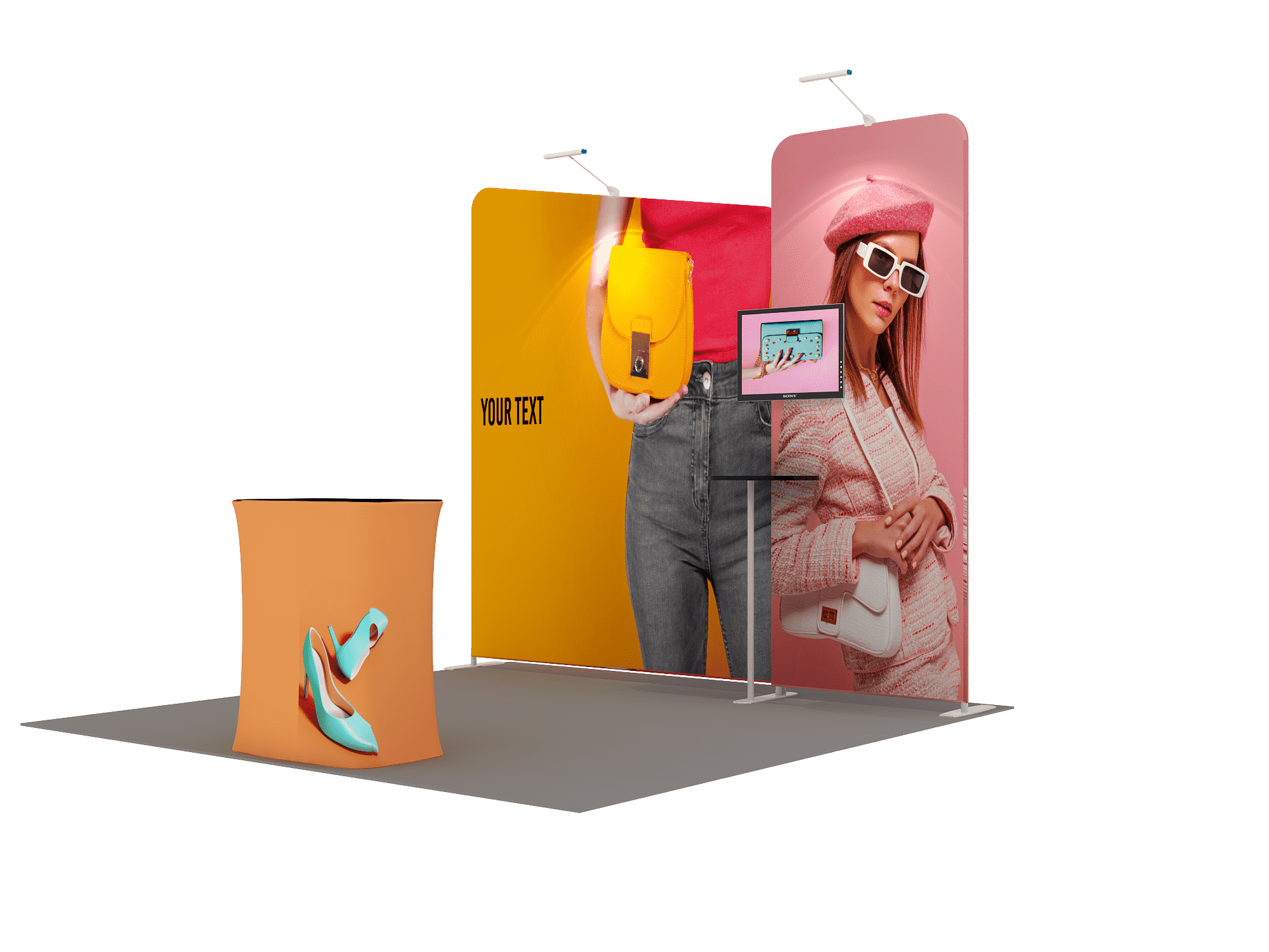 Portable Exhibit Display 3m x 3m - Model 7