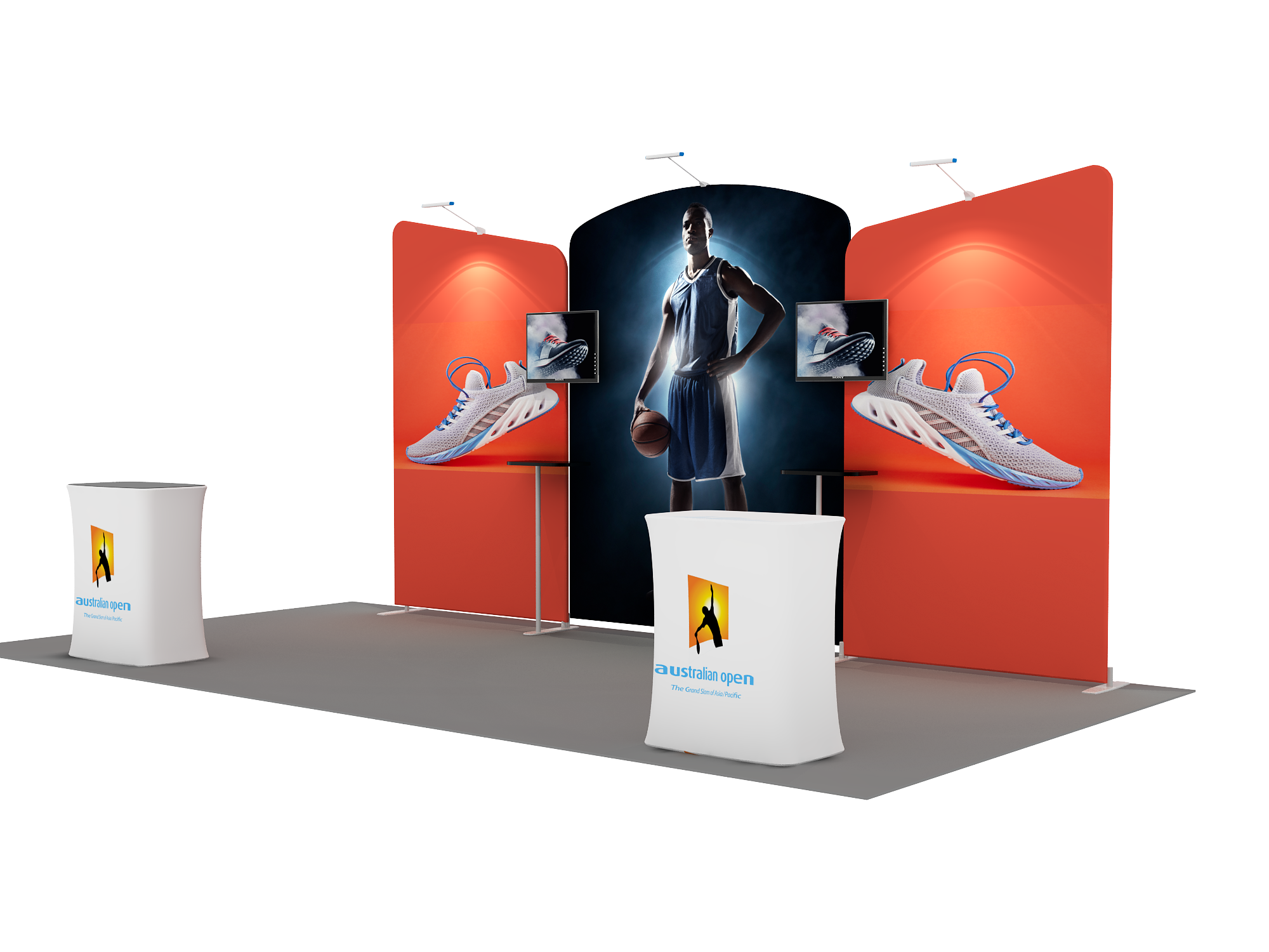 Portable Exhibit Display 6m - Model 8