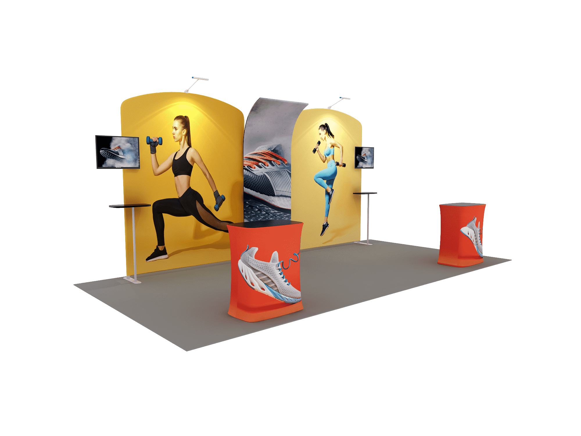 Portable Exhibit Display 6m x 3m - Model 9