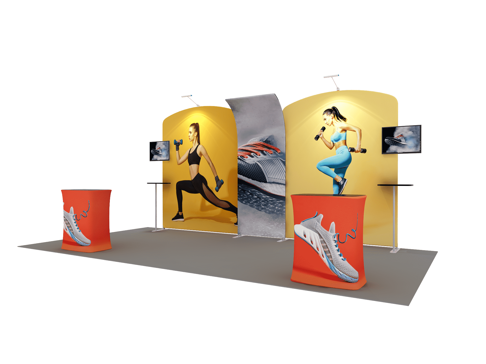 Portable Exhibit Display 6m x 3m - Model 9