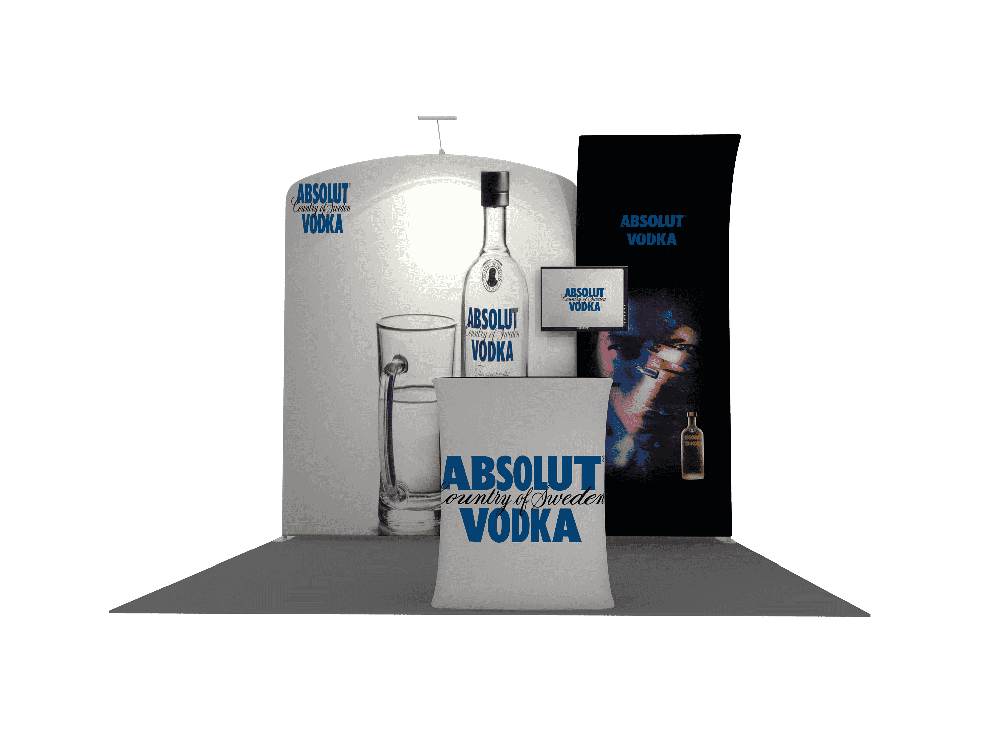 Portable Exhibit Display 3m x 3m - Model 8