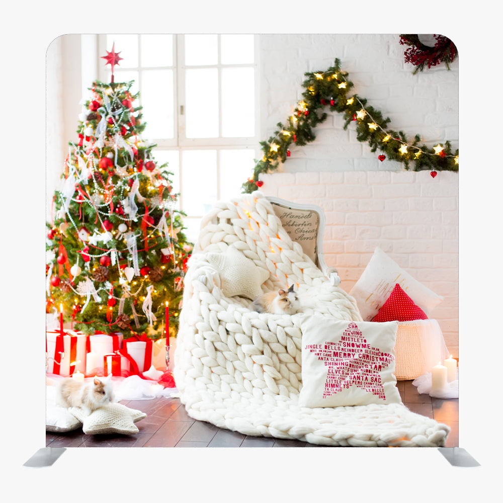 Christmas STRAIGHT TENSION FABRIC MEDIA WALL - 101