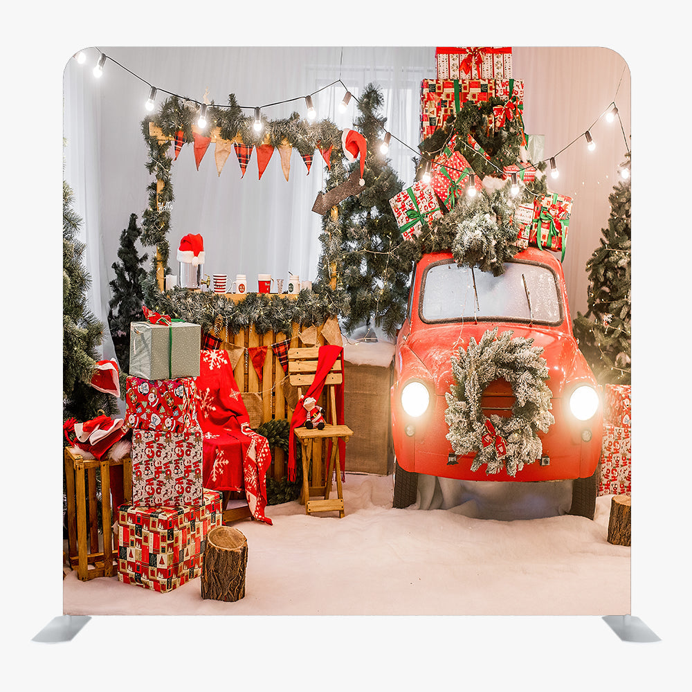 Christmas STRAIGHT TENSION FABRIC MEDIA WALL - 121