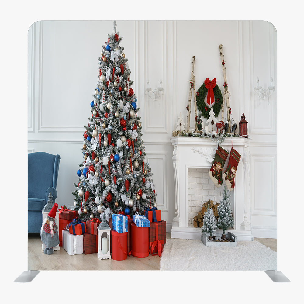 Christmas STRAIGHT TENSION FABRIC MEDIA WALL - 122