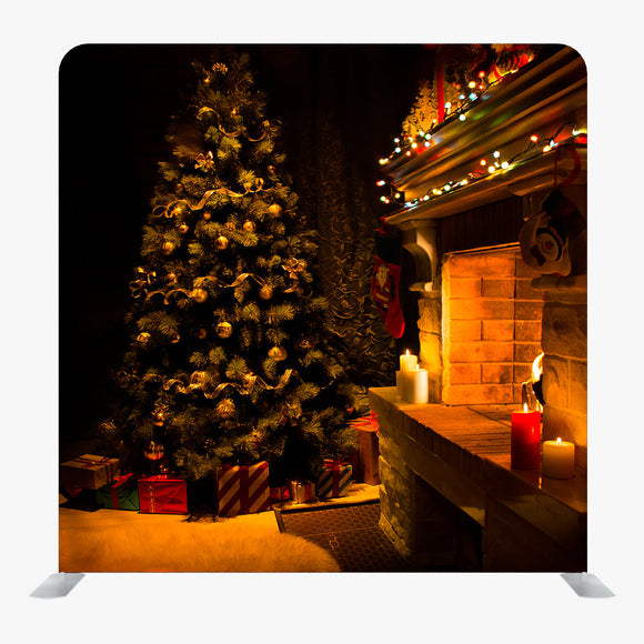 Christmas STRAIGHT TENSION FABRIC MEDIA WALL - 30