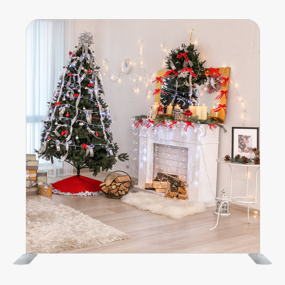 Christmas STRAIGHT TENSION FABRIC MEDIA WALL - 42