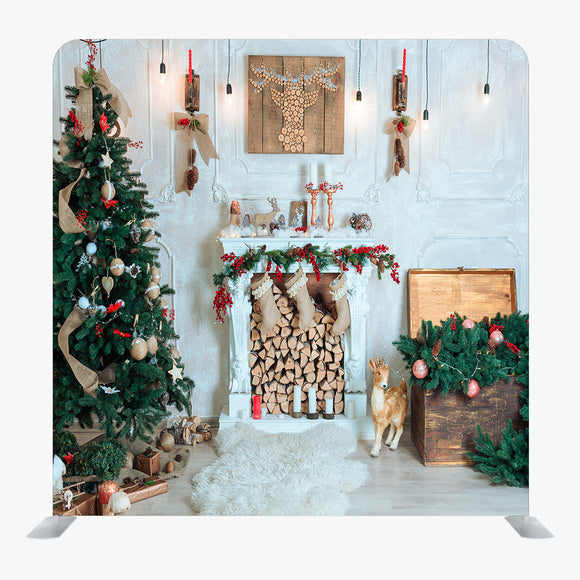 Christmas STRAIGHT TENSION FABRIC MEDIA WALL - 43