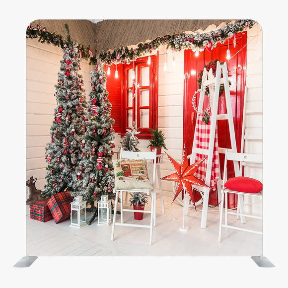 Christmas STRAIGHT TENSION FABRIC MEDIA WALL - 46