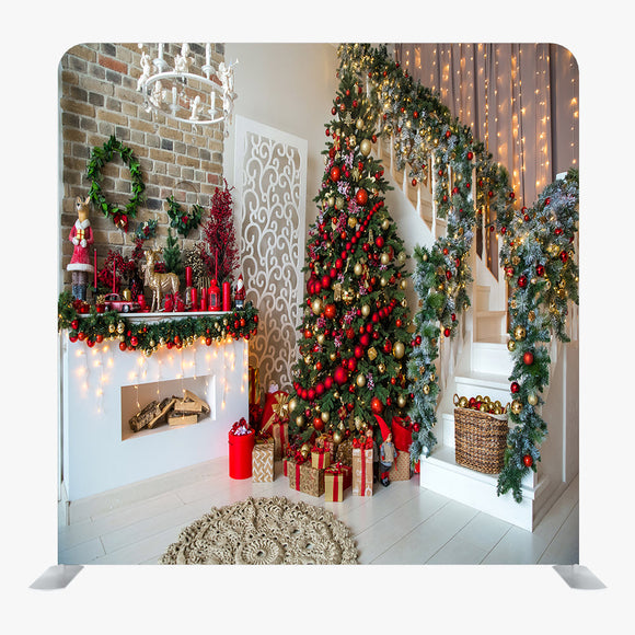 Christmas STRAIGHT TENSION FABRIC MEDIA WALL - 61