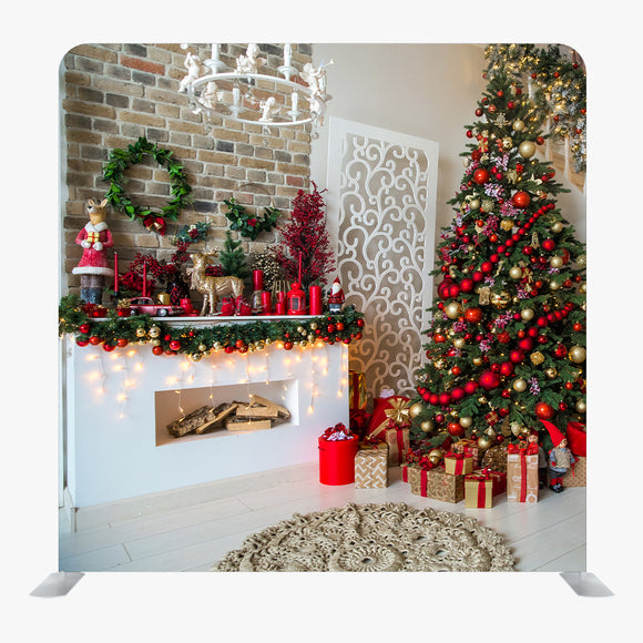 Christmas STRAIGHT TENSION FABRIC MEDIA WALL - 62