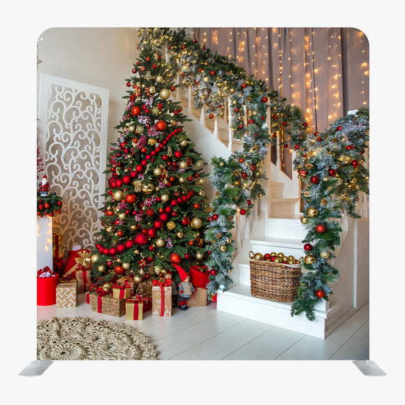 Christmas STRAIGHT TENSION FABRIC MEDIA WALL - 63