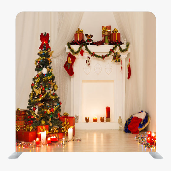 Christmas STRAIGHT TENSION FABRIC MEDIA WALL - 78