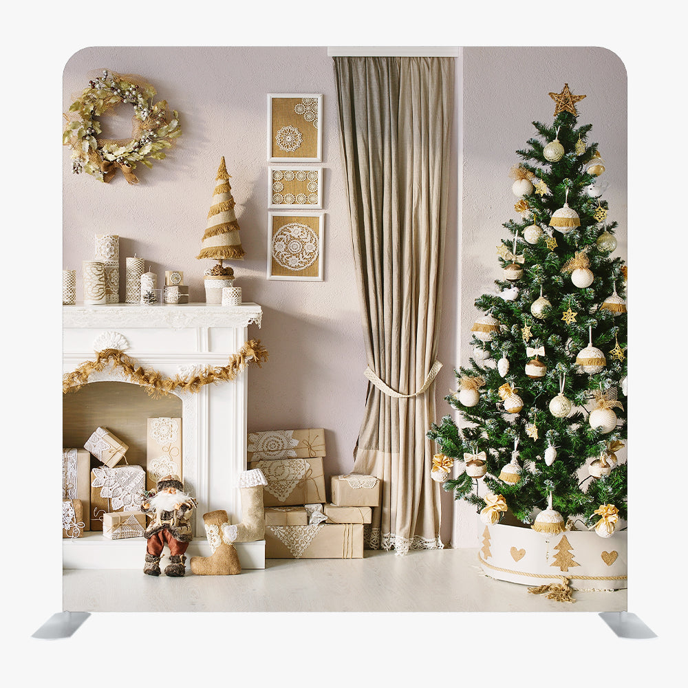 Christmas STRAIGHT TENSION FABRIC MEDIA WALL - 92