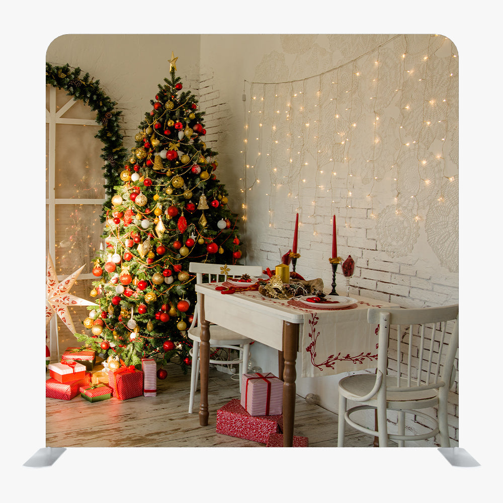 Christmas STRAIGHT TENSION FABRIC MEDIA WALL - 95