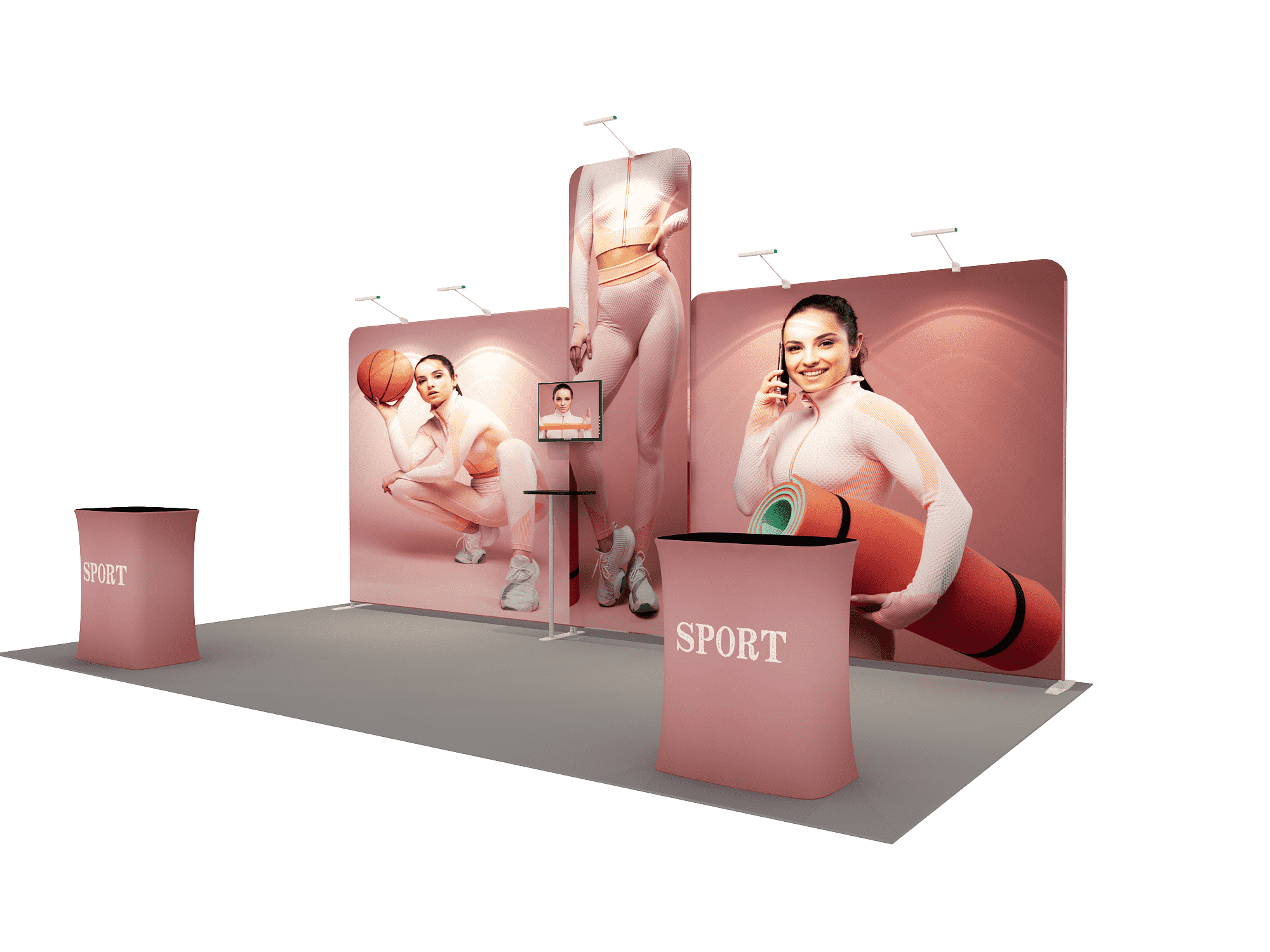 Portable Exhibit Display 6m - Model 12