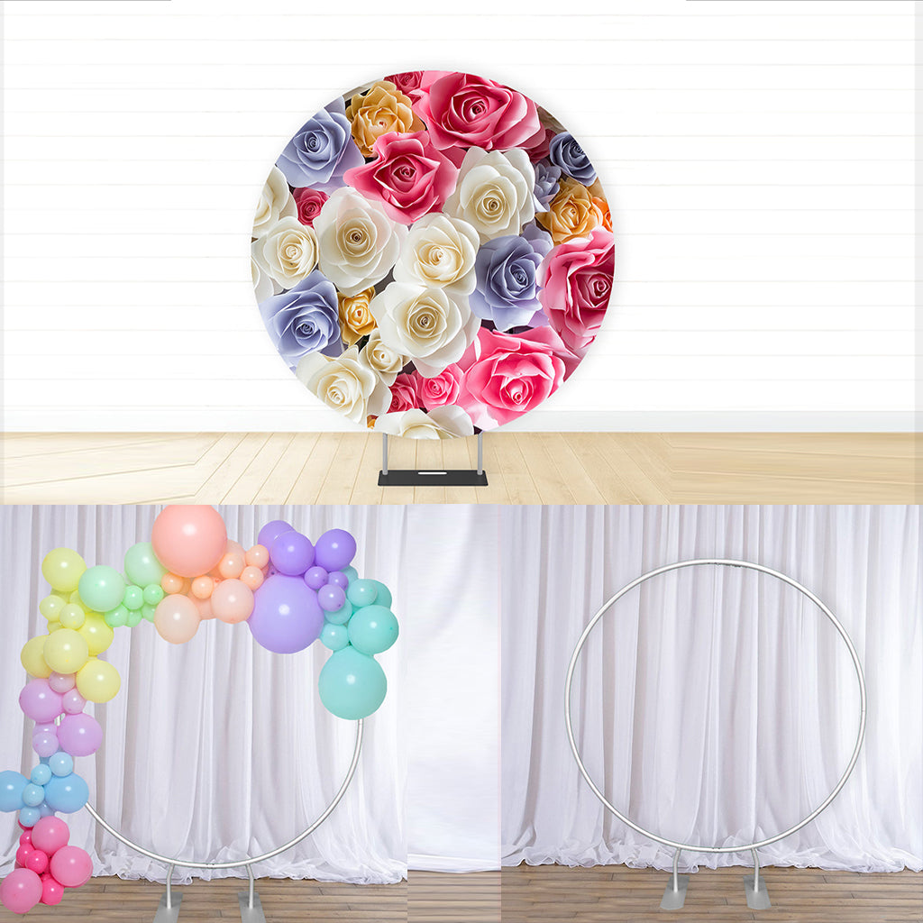 Circular Backdrop Stand ( Diameter 2m) for Wedding & Birthday Parties Decorations