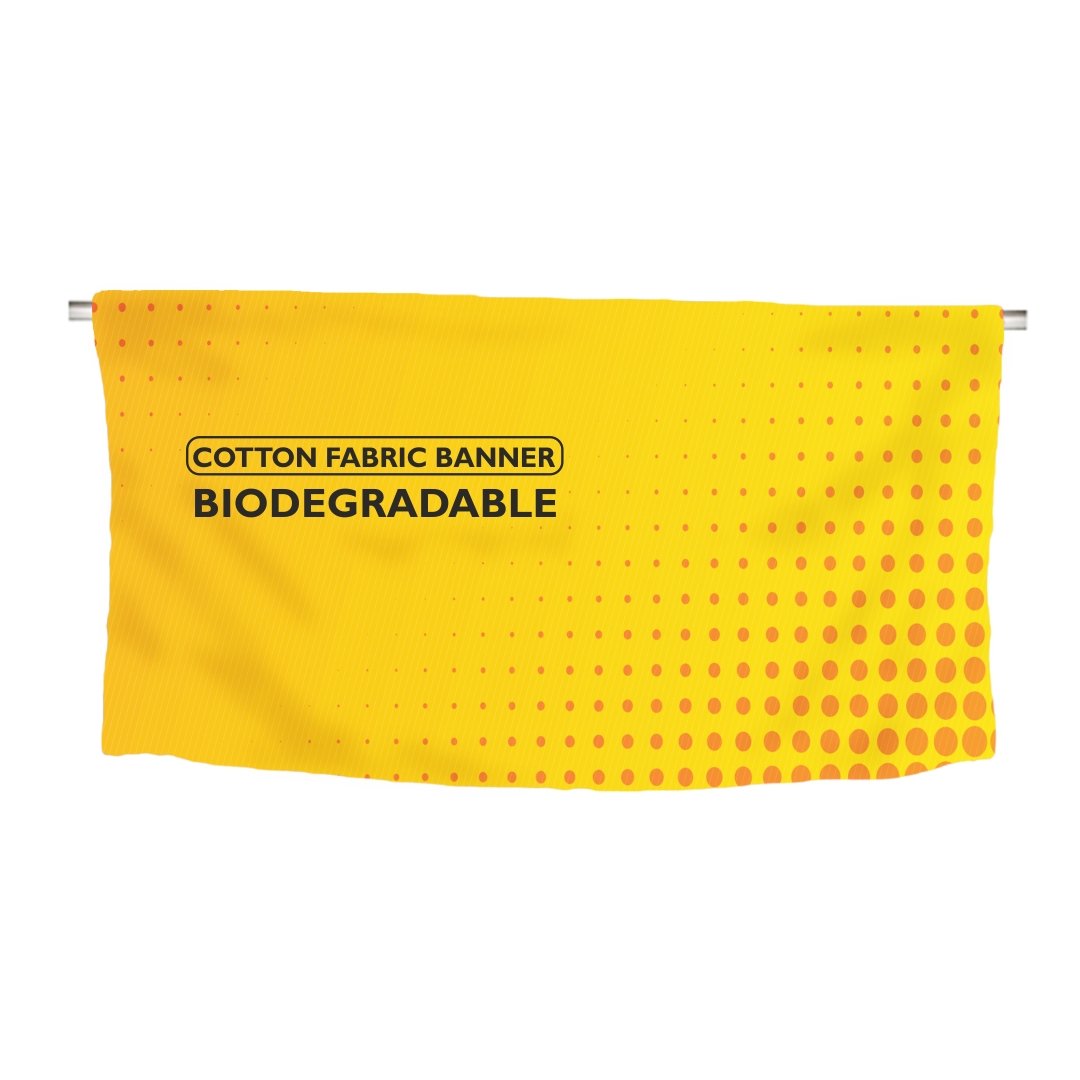 Bio-degradable Fabric Banner Printing ( Pure Cotton)