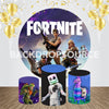 Fortnite Game Character Themed Event Party Round Backdrop Kit