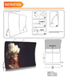 U Shaped TENSION FABRIC MEDIA WALL