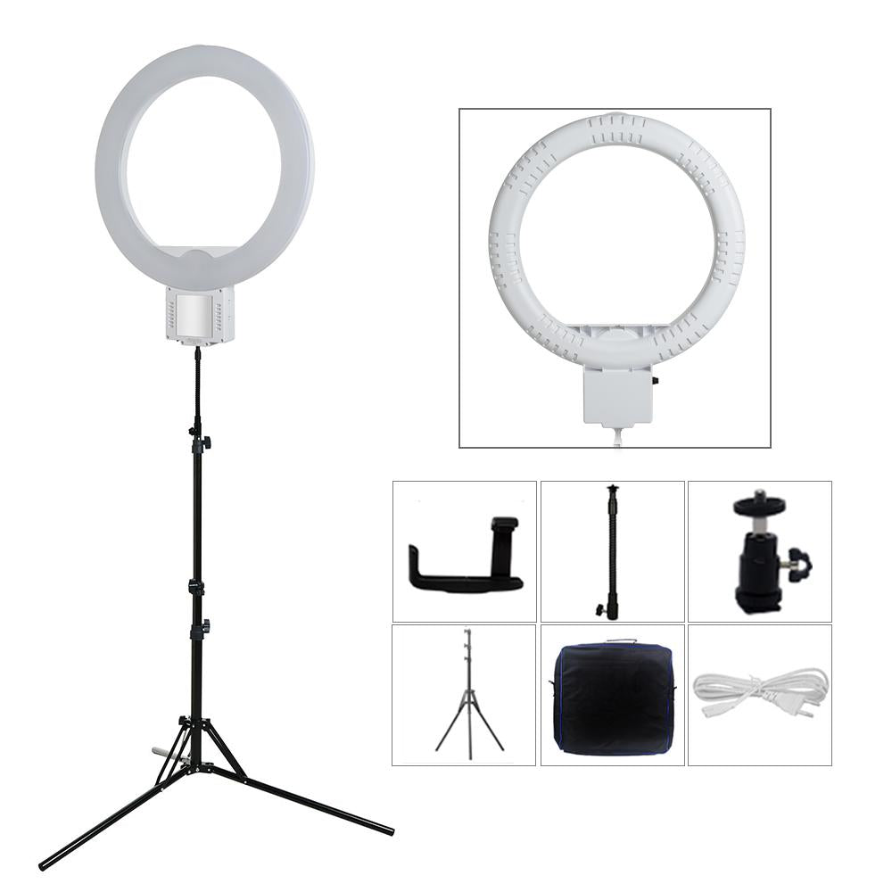 Powerful 18 Inch (70w) Video Studio Selfie Ring Light for Smartphones - (Live Videos, Podcast, Insta Light)