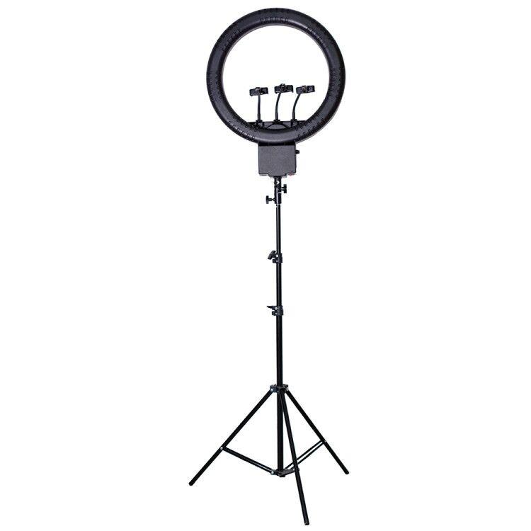 Powerful 18 Inch (70w) Video Studio Selfie Ring Light for Smartphones - (Live Videos, Podcast, Insta Light)