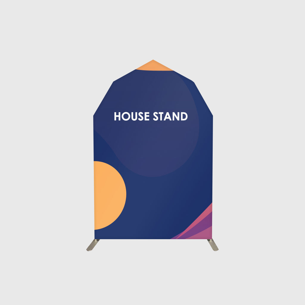 Customized House backdrop Stand Backdropsource