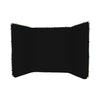Panoramic Background Black 4m wide