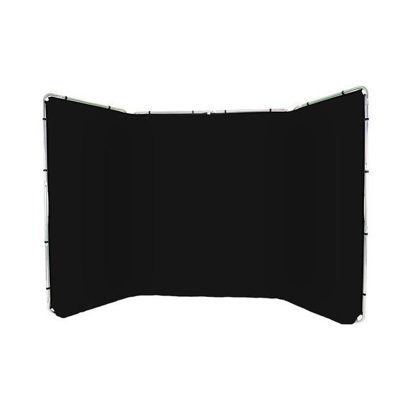 Panoramic Background Black 4m wide