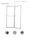 Magnetic Displays - 2 Panel