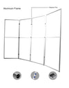 Magnetic Partition Displays - 4 Panel