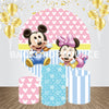 Mickey Mouse Themed  Event Party Round Backdrop Kit