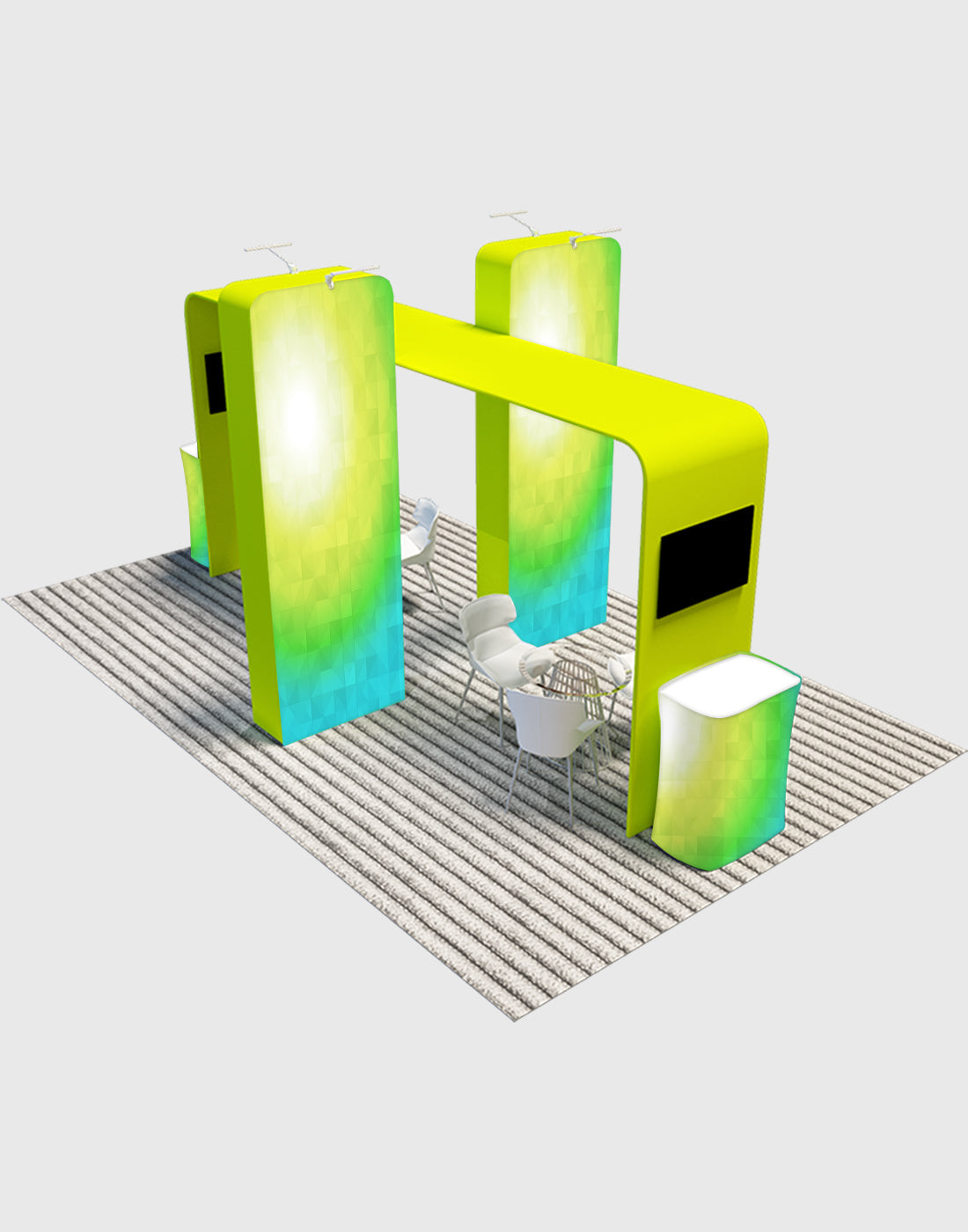 The Elegance of 3D Boxes and Square Arch | Reconfigurable Event Space ...