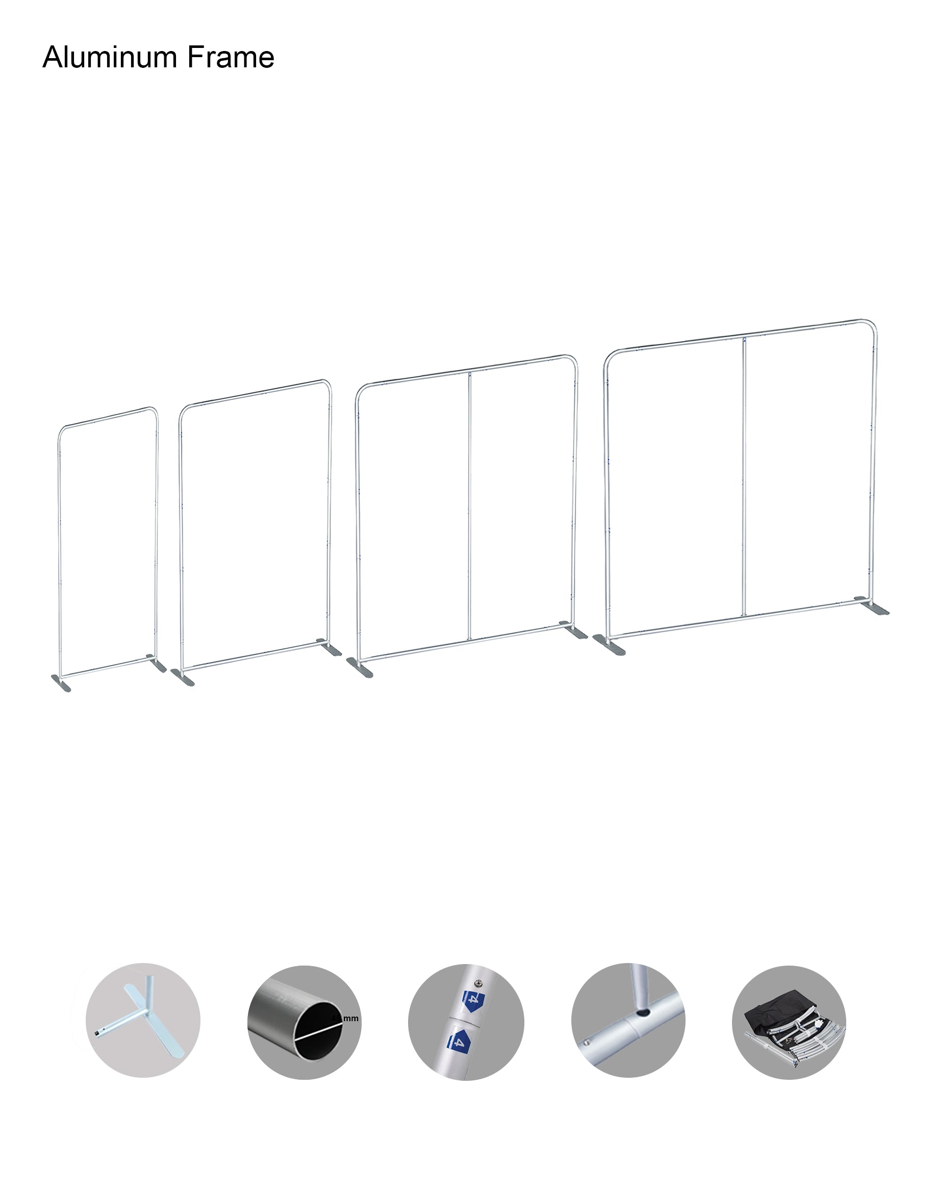 Portable Exhibit Display - H-2.5m