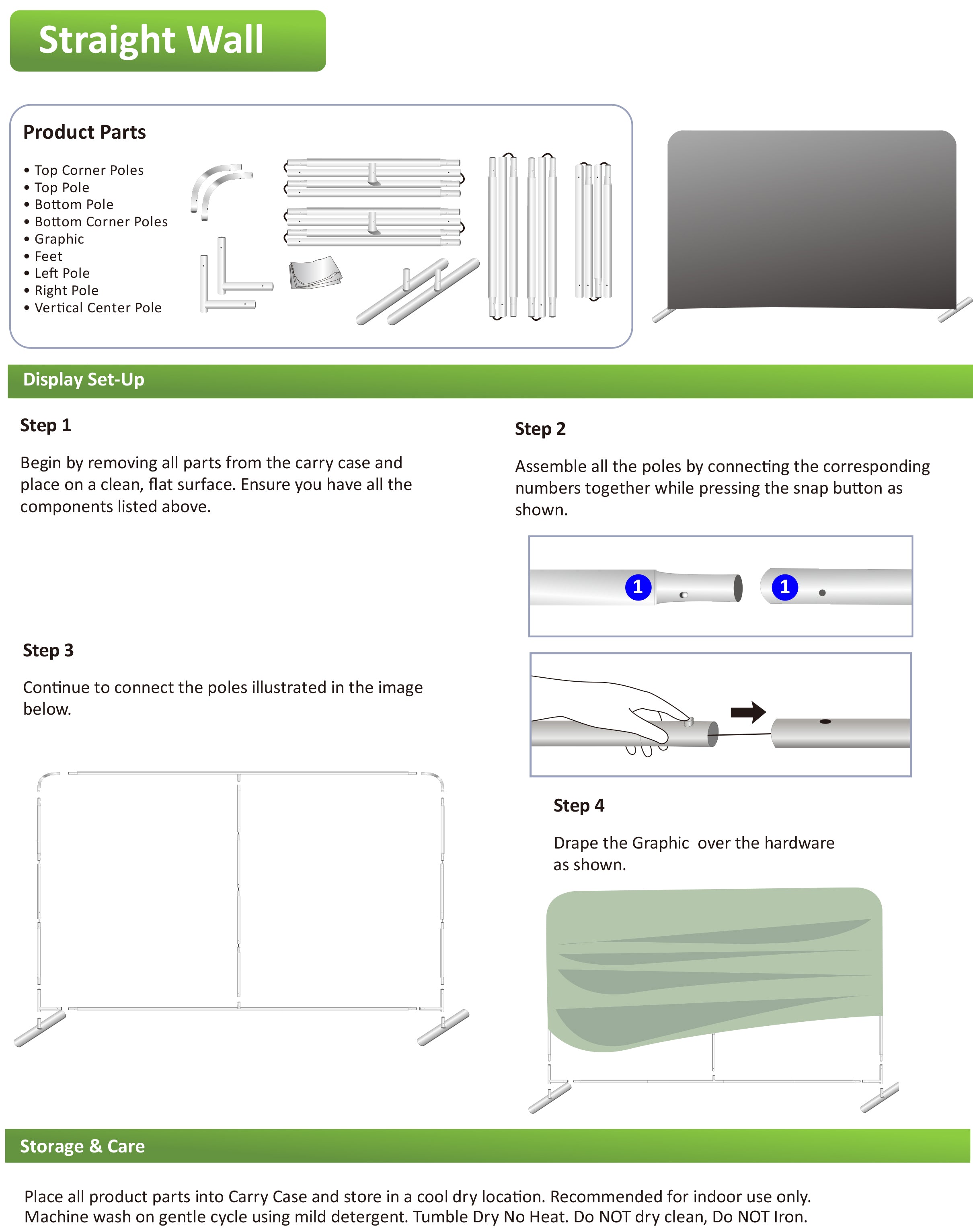 Straight Tension Fabric Media Wall Backdrop for All Events